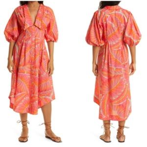 FARM RIO Bright Forest Shirt Dress